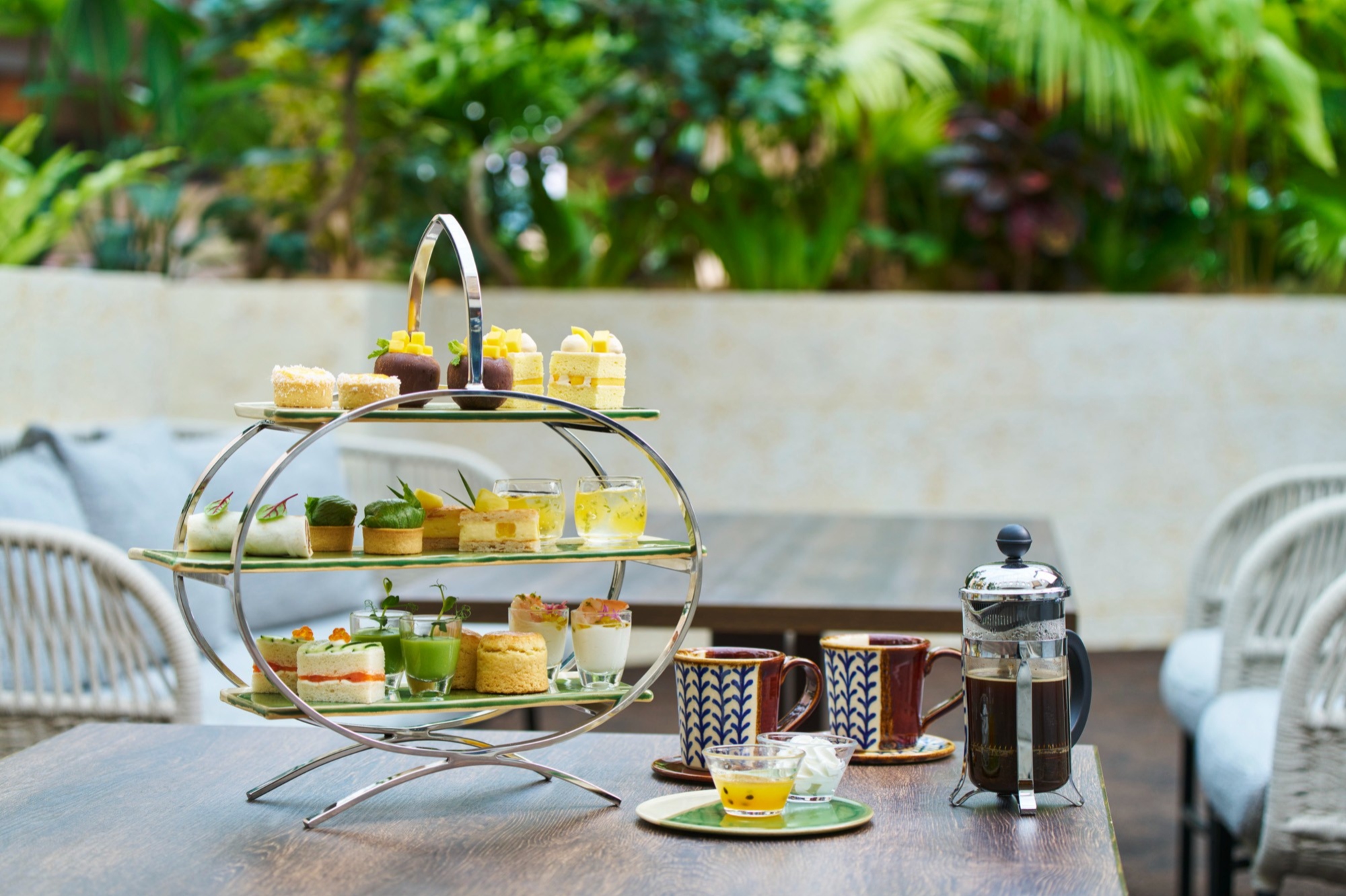 Afternoon Tea Served on ARTIGIANO Pottery (Limited Collaboration)